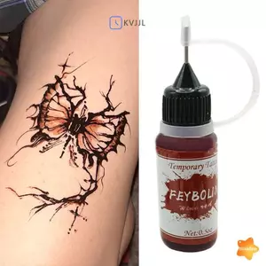 Hình xăm tạm thời Ấn Độ Henna Tattoo Ink Body Art Paint Bán vĩnh viễn Sắc tố trang điểm Không đau Kẻ mắt Kẻ mắt Làm đẹp Cung cấp DIY mới