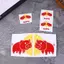 Đầu Xe Đạp Ngộ nghĩnh Stiers Red Pig Đề Can Trang Trí Cho Tay Lái Xe Đạp Mũ Bảo Hiểm Top Ống Đề Can Đội Đi Xe Đạp Stier Mới