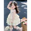 Mùa hè Phong cách mới cho bé gái Cổ búp bê dễ thương Không tay Chấm bi Đầm công chúa mỏng mùa hè