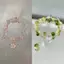 PNPIA- Nhẹ Sang Trọng Ngọt Ngào sel Vòng Tay Dành Cho Nữ Cô Gái Thời Trang Fany Đính Hạt Dây Đàn Hồi Vòng Tay Phụ Kiện Trang Sức Quà Tặng
