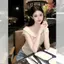 Áo sơ mi ve áo búp bê hẹp kiểu Pháp dành cho nữ Mùa hè Phong cách mới Phong cách Hàn Quốc thon gọn hơn Nhìn phù hợp