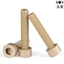PEEK Chất liệu Nylon Đầu hình trụ Ổ cắm lục giác Vít đầu cốc cách nhiệt độ cao Vít nhựa chịu nhiệt độ cao M5M6M8M10M12