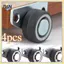 B & N 4 Bánh Xe Cao Su Mini Cho Đồ Nội Thất Gắn Bên Định Hướng Im Lặng Cho Bàn Tủ DIY Giải Pháp Văn Phòng Tại Nhà.
