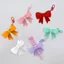 SMILE Son Bóng Bảo Vệ, Silicone Dễ Mang Theo Nơ Son Môi, Di Động Có Móc Khóa Son Môi Túi Mặt Dây Chuyền Dành Cho Nữ Bé Gái Sử Dụng Du Lịch