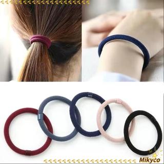 MIKYCO 5 CÁI Scrunchies, Trang trí kiểu tóc Phối màu Dây buộc tóc, Dây buộc tóc dệt kim đàn hồi cao đa năng dành cho nữ Cô gái