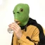Mặt Nạ Đầu Cá Xanh Ngộ Nghĩnh - Chất Liệu Silicon Cao Cấp, Dùng Cho Cosplay Quái Vật & Trang Trí