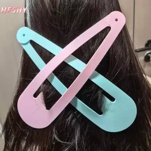 HFSHY 28cm Kẹp tóc BB màu trơn cực lớn dành cho đạo cụ chụp ảnh chuyên nghiệp Phụ kiện tạo kiểu sáng tạo VN