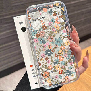 Vỏ Cho Infinix Tecno Pova 2 3 4 5 6 Pro 7 Camon 40 Pro 5G POP 5 LTE Vỏ Điện Thoại Toàn Màn Hình Dễ Thương Cây Hoa Nhỏ TPU Trong Suốt Mềm Mại Trong Suốt Họa Tiết Thời Trang Thiết Kế Mới