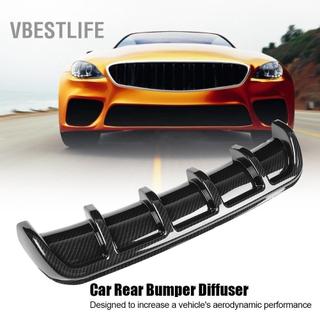 VBESTLIFE Cho Bộ Khuếch Tán Cản Sau Xe Gorgeri Bộ Khuếch Tán Cản Sau Xe Hơi Chất Liệu ABS Vây Cá Mập Đa Năng (Đen Sáng)