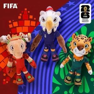 2026 Hoa Kỳ Canada Mexico World Cup Linh Vật Sang Trọng Đồ Chơi Móc Khóa Mặt Dây Chuyền Quà Tặng Giáng Sinh gift