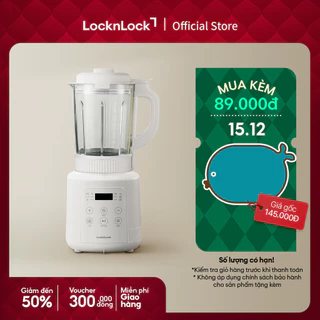 Máy làm sữa hạt đa năng LocknLock Bianco heating blender 1.75L Màu ngà EJM486IVY