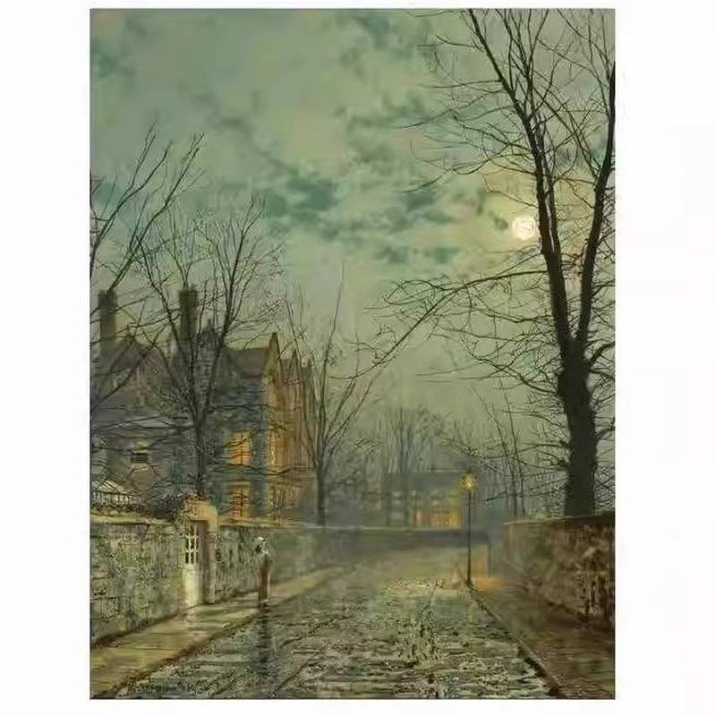 John Atkinson Grimshaw Phong Cảnh Xịt Tranh Trang Trí Nhà Tranh Canvas