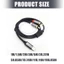 Cáp thính giác Yoo Plugs Play Type C sang 2RCA Không cần trình điều khiển để cài đặt dễ dàng