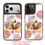 Ốp điện thoại Snoopy Flowers Caseify cho iPhone 17 ProMax Tương thích với iPhone 16 15 14 13 12 Promax iPhone13 Vỏ điện thoại