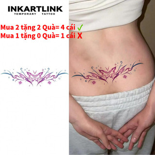 Hình xăm tạm thời INKARTLINK - Nhãn dán đầy màu sắc cho trang điểm hàng ngày