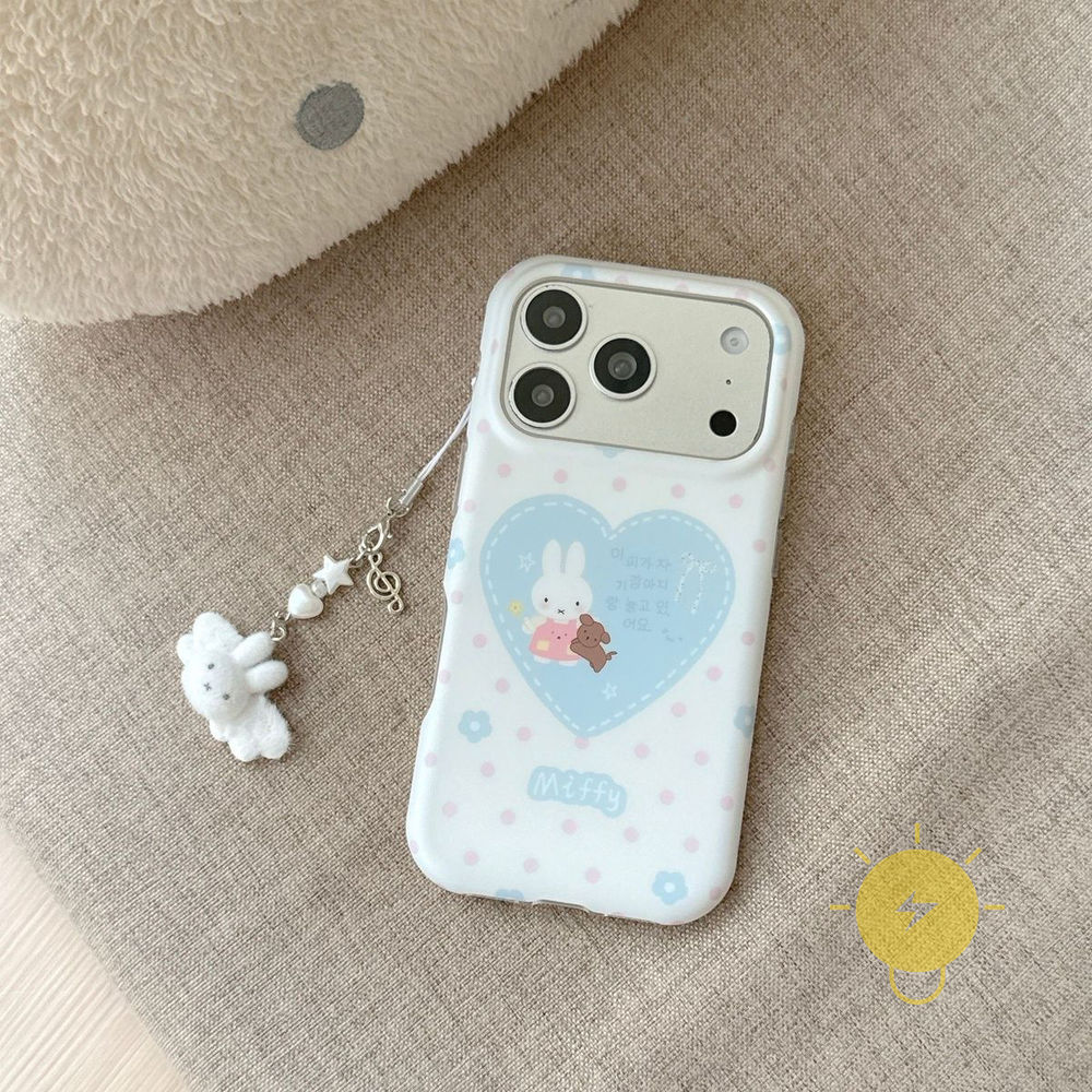 Phone Case For iPhone 17 Pro Max 16 15 TPU Chain Aesthetic Korean Cute