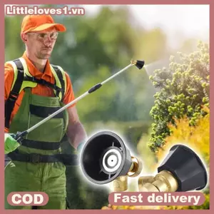 Littleloves1 Nông Nghiệp Áp Lực Cao Air Vortex ing Vòi Phun Nước Có Thể Điều Chỉnh Cho Hoa Cỏ Làm Vườn Rắc VN