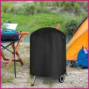 Ngoài Trời Bbq Nướng Bao 27.5x27.5 Inch Đen Chống Thấm Nước Than Nướng Bụi Che Vải Bảo Vệ Cho Sân Sau shopidaevn