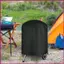 Ngoài Trời Bbq Nướng Bao 27.5x27.5 Inch Đen Chống Thấm Nước Than Nướng Bụi Che Vải Bảo Vệ Cho Sân Sau shopidaevn