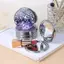 < Honeyba > Họa Tiết Sọc Vintage Tay Nữ Mini Nhỏ Gọn Gương Trang Điểm Di Động Xanh / Tím / Xanh Túi Gương Đẹp