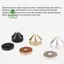 1 Bộ Loa Spikes Chân Đế Loa Âm Thanh Phụ Kiện Sửa Chữa Chân Bàn Xoay Sho Hấp Thụ Pin Móng Tay Và Miếng Lót [Mới]