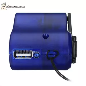 Cheenm Khẩn Cấp Ngoài Trời Tay Quay Nguồn Dynamo Sạc Khẩn Cấp 5.5V Sạc Du Lịch Ngoài Trời Sinh Tồn Phụ Kiện VN