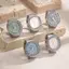 PNPIA- Nhẫn Đồng Hồ Ngón Tay Mini Thạch Anh Vintage Y2K Punk Phong Cách Dành Cho Nữ Cặp Đôi Tặng Trang Sức Cho Tập Hợp Xã Hội Và Sử Dụng Hàng Ngày