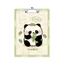Panda Acrylic Board Clip a4 Dễ Thương Giá Trị Cao Học Sinh Bài Tập Về Nhà Notepad Kiểm Tra Kẹp Giấy Viết Thư Mục