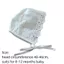 Mũ ren cho bé AWNGD, Mũ mùa hè thêu hoa có thể điều chỉnh cho trẻ em, Phụ kiện tóc Cotton thời trang Mũ sơ sinh ngoài trời