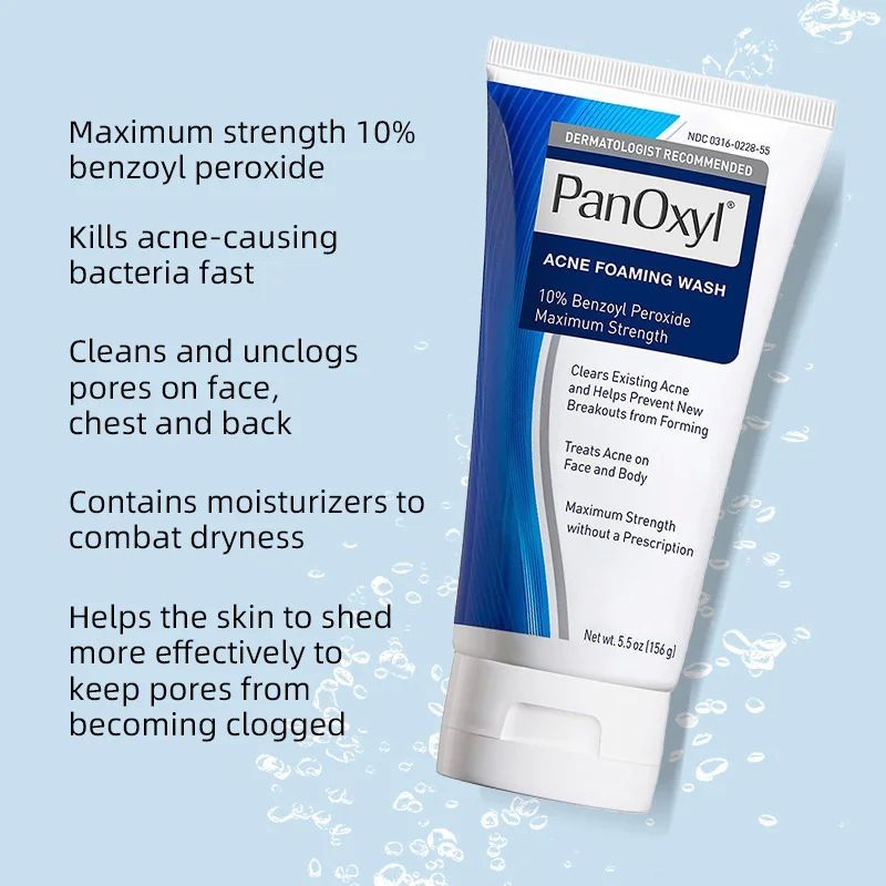 PanOxyl Face Wash – Hỗ Trợ Làm Sạch Lỗ Chân Lông, Da Thoáng Hơn