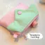 Ví đựng tiền xu JVSUB, Túi đựng mỹ phẩm Mini chấm bi dâu tây, Thiết kế dây kéo Kawaii Hộp đựng thẻ di động Lưu trữ phụ kiện nhỏ
