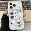 Ốp lưng iPhone 15 họa tiết đồ vật đen trắng tối giản cao cấp không lỗi mốt