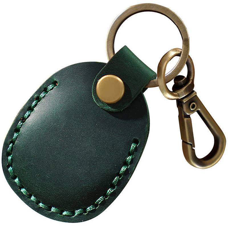 [Kitten-t] Thích Hợp Cho Hộp Đựng Móc Khóa Da AirTag Định Vị Bao Da PU Access Card Case Mới