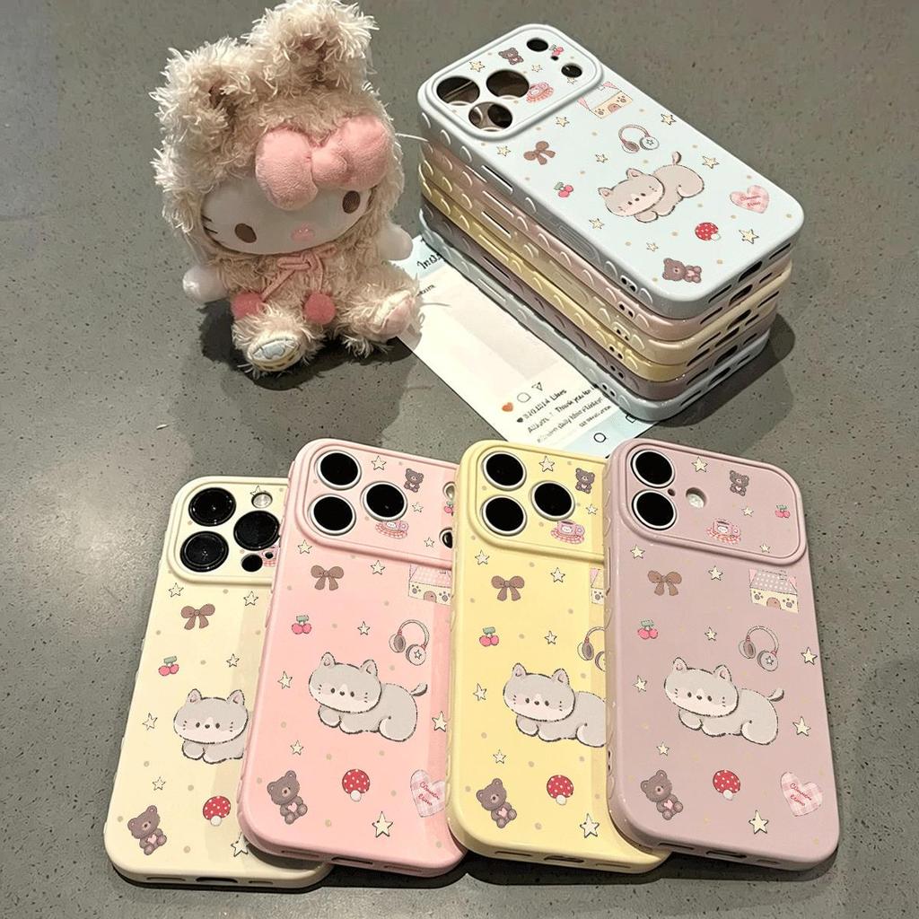Ốp lưng iPhone 14 Pro họa tiết hồng nâu dịu mắt cao cấp chống trầy lâu dài iPhone17 16 15 1312