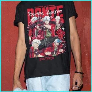 SY3 Devil May Cry Dante Shooting DMC Premium Unisex Áo thun ngắn tay anime YS3