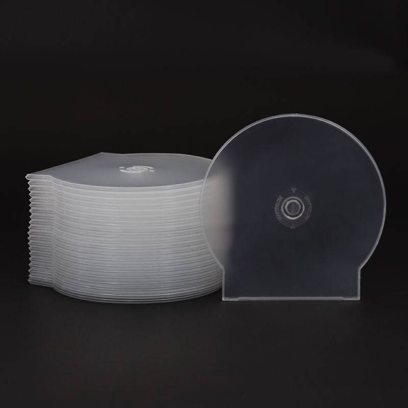 NS 1 / 3 Chiếc Nhựa Trong Suốt Đơn Mảnh Đĩa Tròn Hộp CD Thiên Tính CD DVD Hộp Đĩa Đĩa Hộp Bảo Quản NS