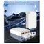 Bộ lặp POE chống nước ngoài trời 4 cổng IP55 mới Bộ mở rộng PoE Công tắc mạng 1 đến 4 cho máy ảnh IP
