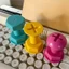 3 Cái / bộ Mới Dễ Thương Hình Vít Móc Treo Tường Tự Dính Móc Treo Cho Túi Mũ & Móc Khóa