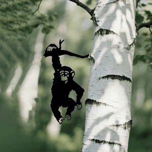 CIFbuy Metal Garden Stake Animal Silhouette Chống chịu thời tiết Sân nghệ thuật
