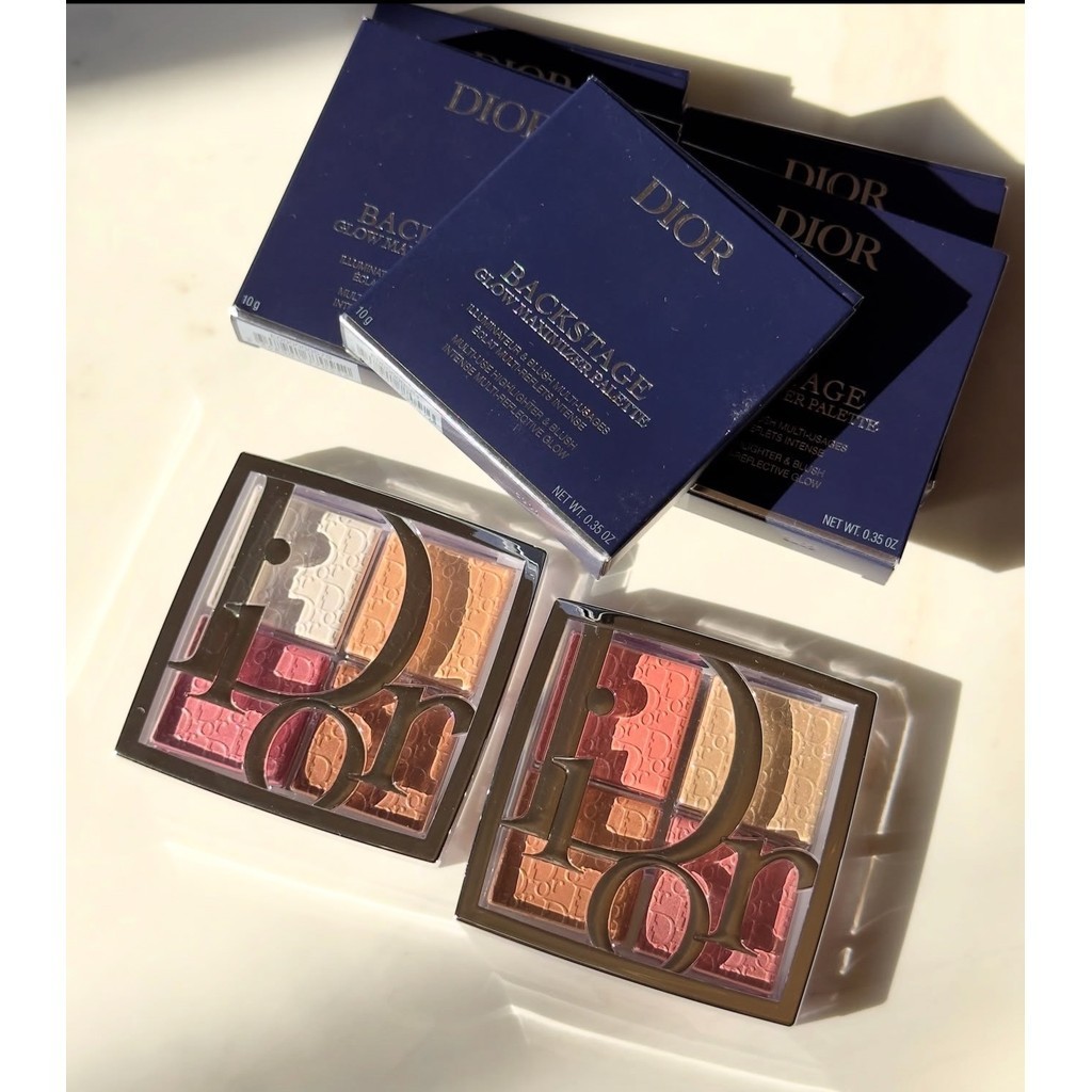 [Chính Hãng] Bảng Highlight 𝔻𝕚𝕠𝕣 𝗕𝗔𝗖𝗞𝗦𝗧𝗔𝗚𝗘 𝗚𝗟𝗢𝗪 𝗙𝗔𝗖𝗘 𝗣𝗔𝗟𝗘𝗧𝗧𝗘 4 Ô  Tự Nhiên Mịn Da  Fullsize
