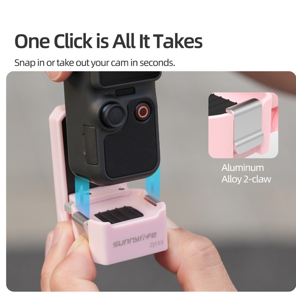 Dành cho DJI Osmo Pocket 4 / 3 Giá đỡ từ tính nhanh cho DJI Osmo Pocket 4 / 3 Đế có thể điều chỉnh cho DJI Osmo Pocket 4 / 3 Phụ kiện chụp ảnh di động