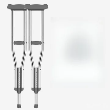 Nạng nách dày dặn, nạng đôi y tế dành cho người già, gậy chống trượt y tế, nạng chỉnh độ cao dành cho người khuyết tật.