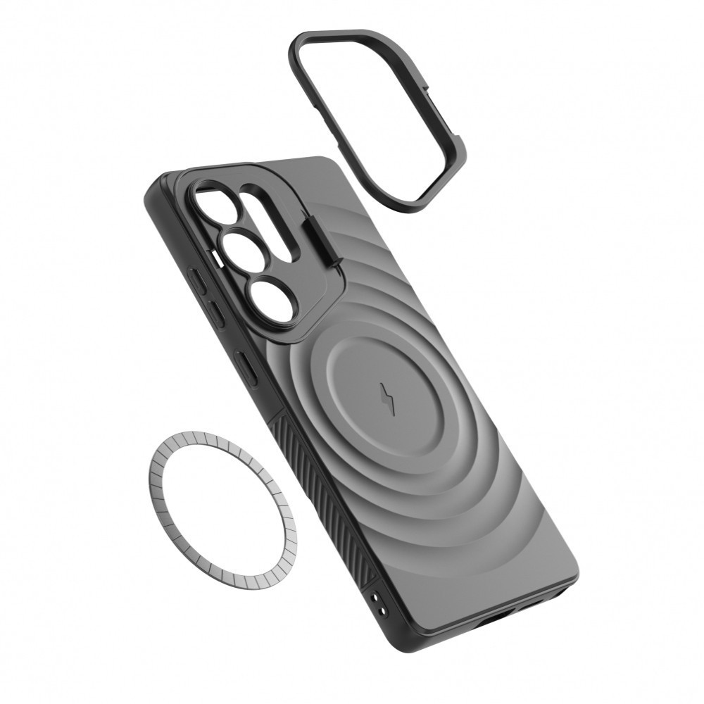 Ripple Từ Tính Có Chân Đế Ốp Lưng Điện Thoại Samsung Galaxy S25 PLUS ULTRA Chống Sốc Giá Đỡ Ống Kính Bảo Vệ