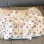 -Set Pyjama 3 Món Áo Cộc + Quần Cộc + Quần Dài Thu Hè Hoạ Tiết nơ Dễ Thương