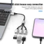 【COD】Cáp chia 1 cổng Type C ra 3 USB, hỗ trợ sạc 10W - Giải pháp kết nối đa thiết bị trên ô tô, dành cho camera hành trì