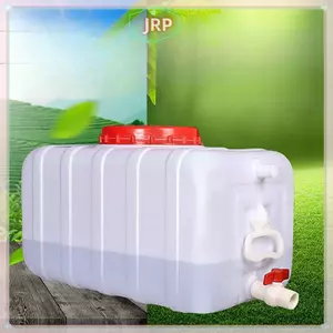 JRP Thùng Nhựa Vuông Xô Hình Chữ Nhật Bình Nước Ngang Lưu Trữ Xe Lớn Dày Hộ Gia Đình Cực Dày Thực Phẩm Nguyên Chất Cấp JRP