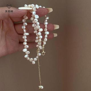 Vòng cổ ngọc trai Baroque thiết kế choker màu trắng, phù hợp làm trang sức đám cưới