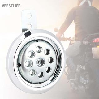 VBESTLIFE Còi xe máy Acouto Universal 105dB 12V 85mm Bạc Chrome Metal