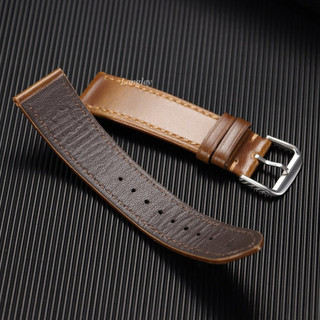 Dây đeo đồng hồ da thật bọc dầu cổ điển Ý 18 / 19 / 20 / 21 / 22mm Retro Sáp dầu đổi màu Da bò Dây đeo đồng hồ da bò dành cho nam nữ Vòng tay siêu mỏng