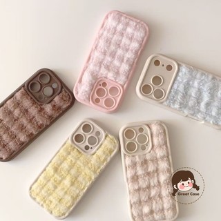 Ốp Điện Thoại Sang Trọng Mùa Đông Phong Cách Hàn Quốc Cho Redmi K90 K80 K70 K70E K60 K60E K50 K40 K40S K30 K30i Pro Ultra 5G 4G Vỏ Màu Kẹo Sọc Đơn Giản Dễ Thương Vỏ Mềm Chống Sốc